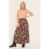 Floral Midi Skirt