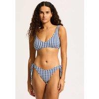 Bella Gingham Wired Padded Bikini Top