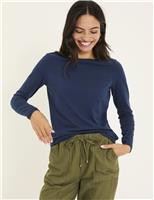 FatFace Cotton Rich T-Shirt Ivory