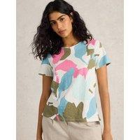 Pure Cotton Colour Block T-Shirt