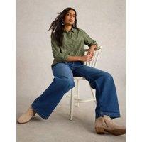 Pure Cotton Embroidered Shirt