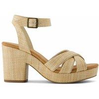 Block Heel Ankle Strap Sandals
