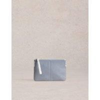 Leather Snake Print Pouch