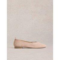 Suede Flat Ballet Pumps
