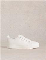 White Stuff Flatform Trainers Natural
