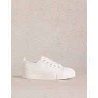 White Stuff Flatform Trainers Natural