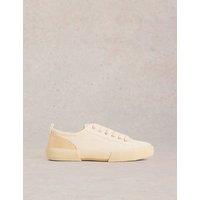 White Stuff Canvas Trainers Natural
