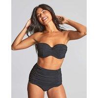 Textured Bandeau Bikini Top
