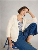 Cotton Rich V-Neck Cardigan