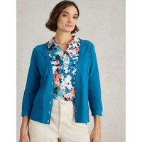 Cotton Rich V-Neck Cardigan