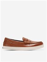 Leather Slip-On Loafers