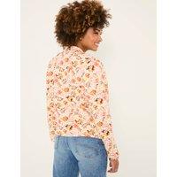 Pure Cotton Floral Quilted Jacket
