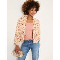 Pure Cotton Floral Quilted Jacket