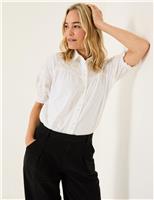 Pure Cotton Embroidered Shirt