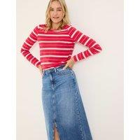 Cotton Rich Striped Top