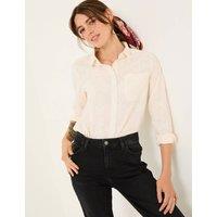 Pure Cotton Embroidered Shirt