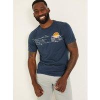FatFace Pure Cotton Camper Graphic T-Shirt Navy Mix