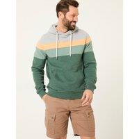 Pure Cotton Colour Block Hoodie