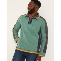 Pure Cotton Colour Block Sweatshirt