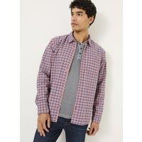 Pure Cotton Check Overshirt