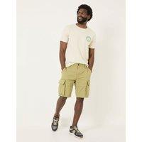 Regular Fit Pure Cotton Cargo Shorts
