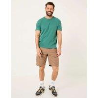 FatFace Regular Fit Pure Cotton Cargo Shorts Brown