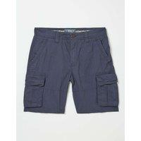 FatFace Regular Fit Pure Cotton Cargo Shorts Navy