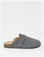 Suede Mule Slippers