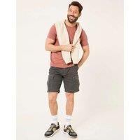 Regular Fit Pure Cotton Cargo Shorts