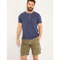 FatFace Regular Fit Pure Cotton Cargo Shorts Green