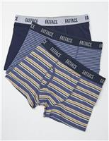 3 Pack Cotton Rich Striped Boxers