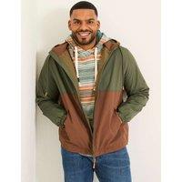 Colour Block Hooded Jacket