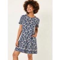 Cotton Rich Paisley Mini Skater Dress