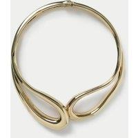 Gold Tone Open Torc Necklace