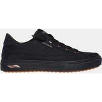 Skechers Arch Fit Arcade Meet Ya There Canvas Trainers Black Mix