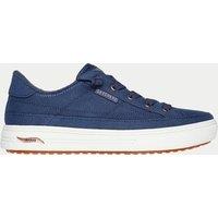 Skechers Arch Fit Arcade Meet Ya There Canvas Trainers Navy