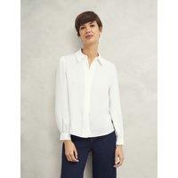 Collared Blouson Sleeve Shirt