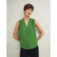 V-Neck Sleeveless Blouse