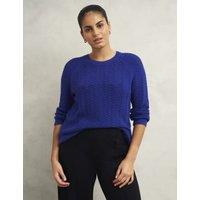Pure Cotton Textured Jumper