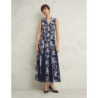 Floral Embroidered V-Neck Midaxi Dress
