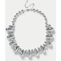 Silver Tone Tear Pebble Neckwear