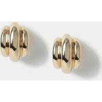 Trio Ridge Detail Earrings