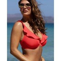 Jewel Cove Wired High Apex Plunge Bikini Top