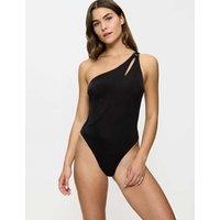Midnight Swim Padded One Shoulder Swimsuit