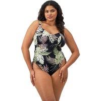 Tropical Retreat Floral V-Neck Swimsuit