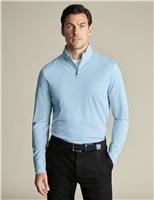 Half Zip Long Sleeve Polo Shirt