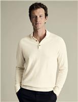 Pure Merino Wool Polo Neck Jumper