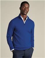 Pure Merino Wool Half Zip Jumper