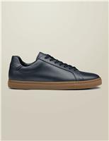 Leather Gum Sole Trainers