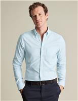 Slim Fit Cotton Rich Oxford Shirt